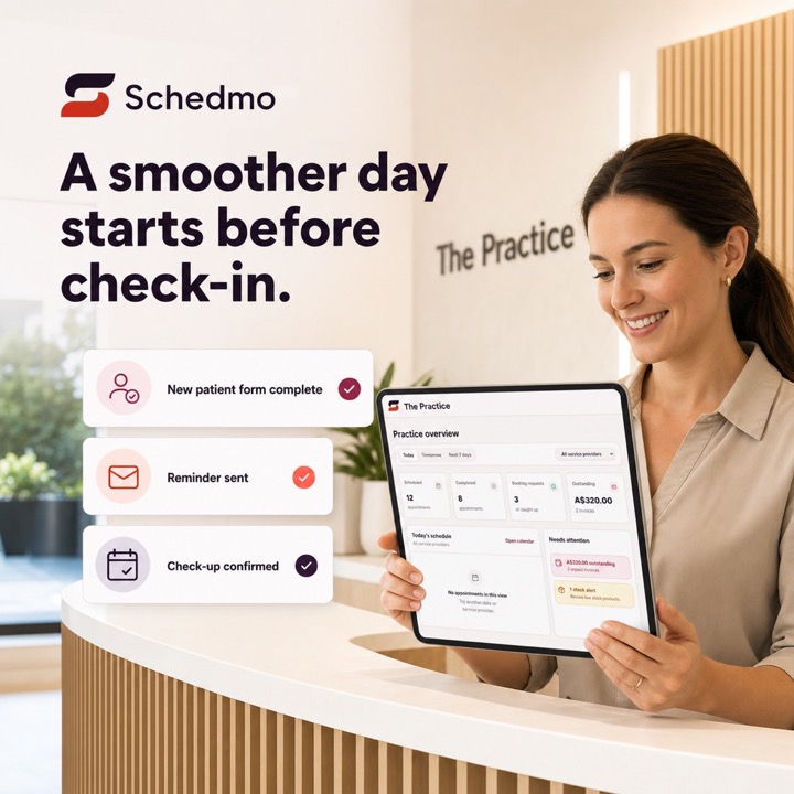 Schedmo scheduling for dental practices
